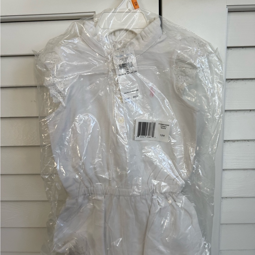 Ralph Lauren Kids White Dress